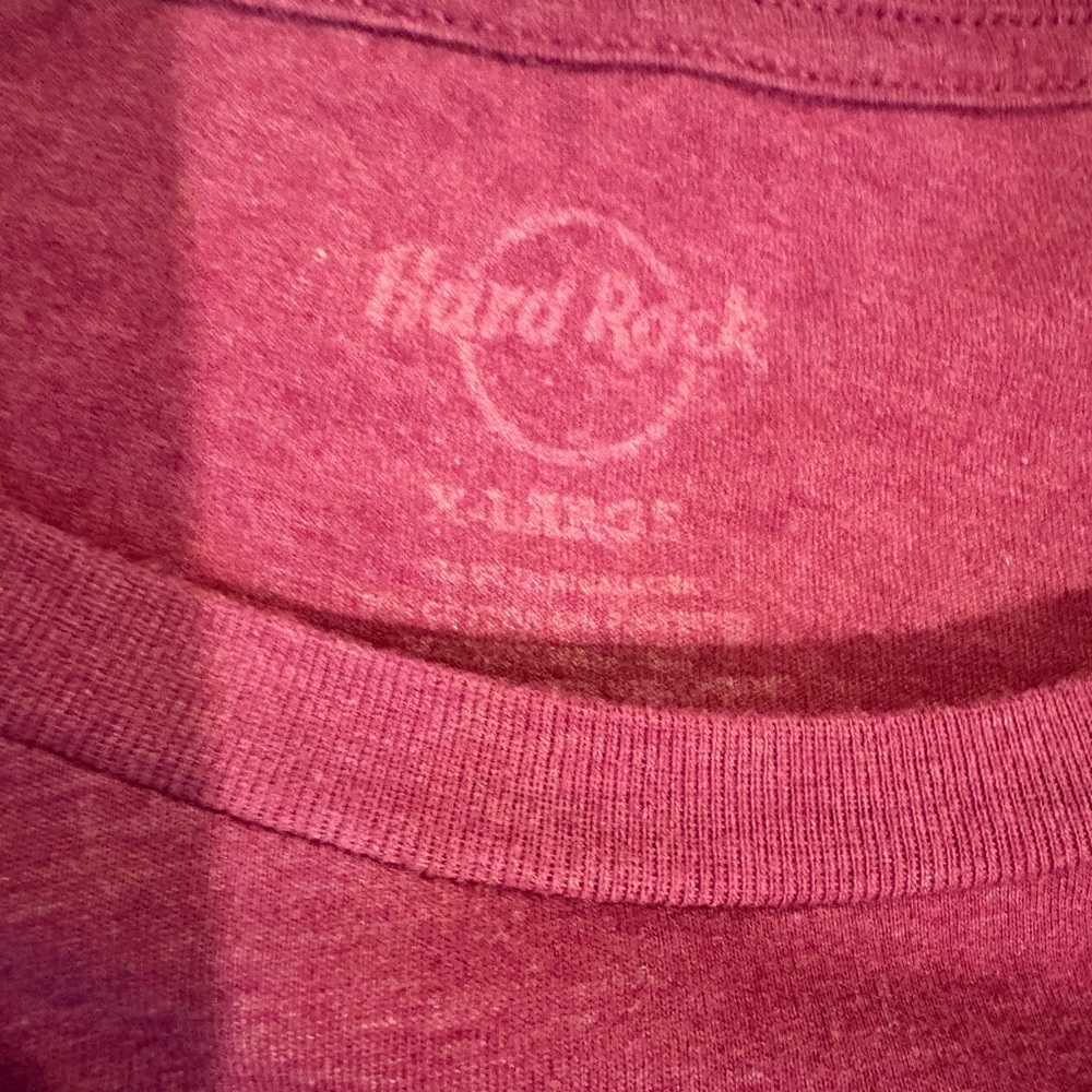 Hard Rock Cafe Purple Short Sleeve Tee - Picture 3 of 4